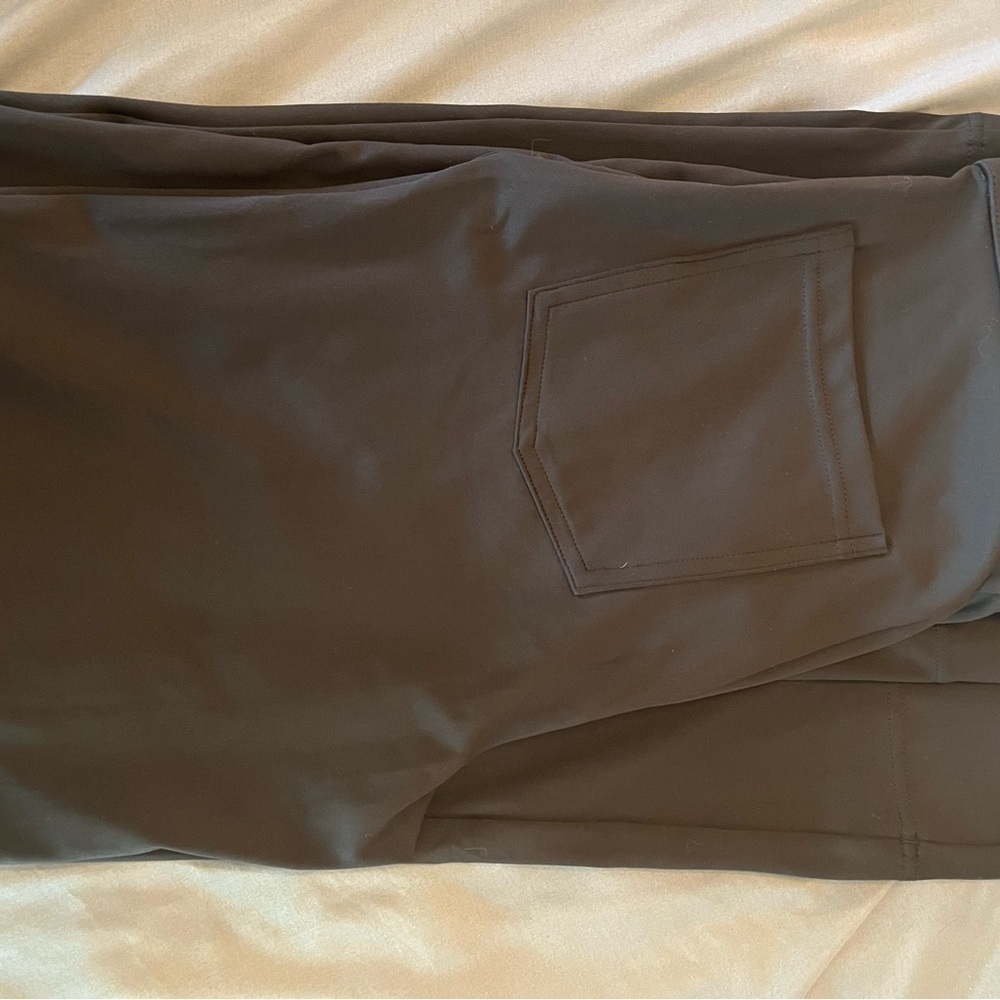 2 Pair of NWT HALARA Black Straight Leg Pants Size M and M Tall Pockets comfy - Picture 9 of 16